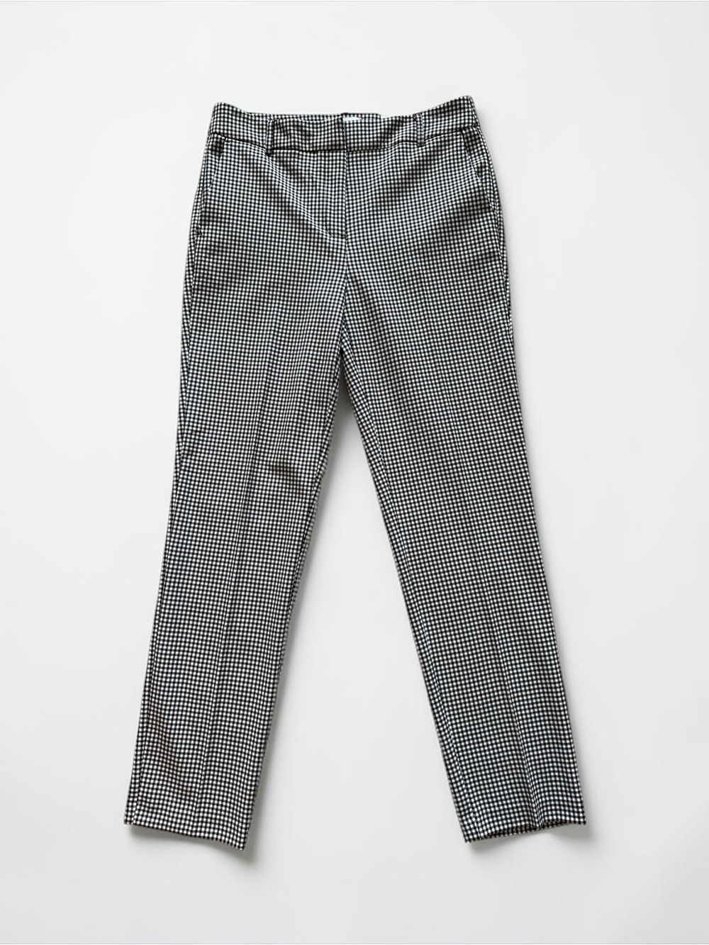 Rachel Zoe Brown & White Houndstooth Cropped Pants